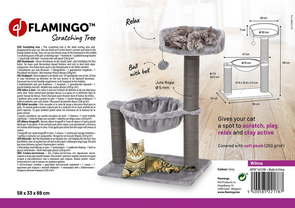 Flamingo f-561298 - Arbre à Chat Wilma Confort et Jeu