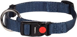 Flamingo f-521836 - Durable Rainbow Nylon Dog Collar with Safety Lock