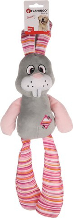 Flamingo f-521907 - Pieno Plush Rabbit Squeaker Dog Toy