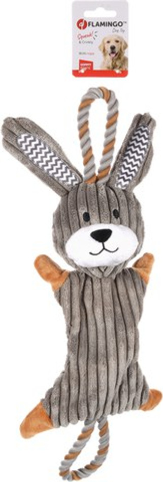 Flamingo f-521882 - Jouet Lapin avec corde