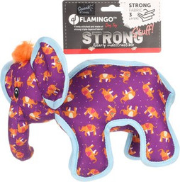 Flamingo f-521881 - Durable Purple Elephant Dog Plush Toy