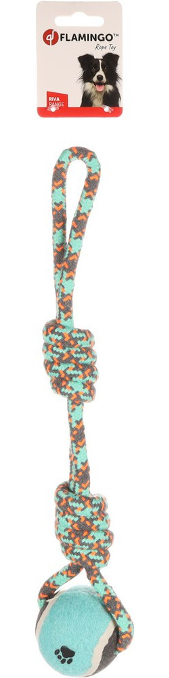 Flamingo f-521959 - Jouet Corde à tirer Twist avec balle
