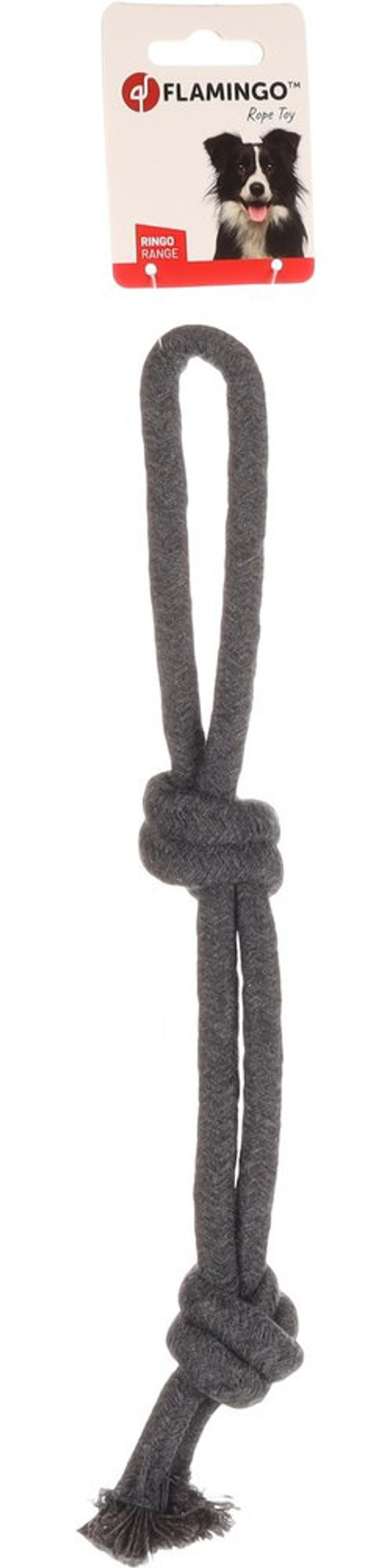 Flamingo f-521937 - Jouet Corde à tirer avec 2 noeuds foncé