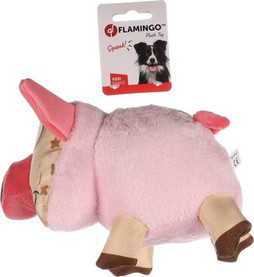 Flamingo f-521914 - Xido Peluche Cochon pour Chiens Curieux
