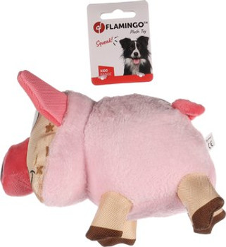 Flamingo f-521914 - Xido Peluche Cochon pour Chiens Curieux