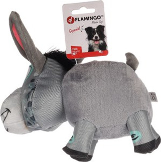 Flamingo f-521915 - Xido Peluche Âne Stimulant pour Chiens