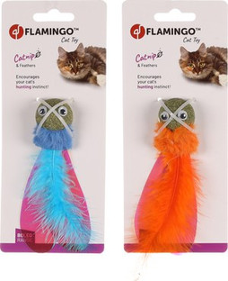 Flamingo f-561334 - Catnip Feather Fun Ball for Cats