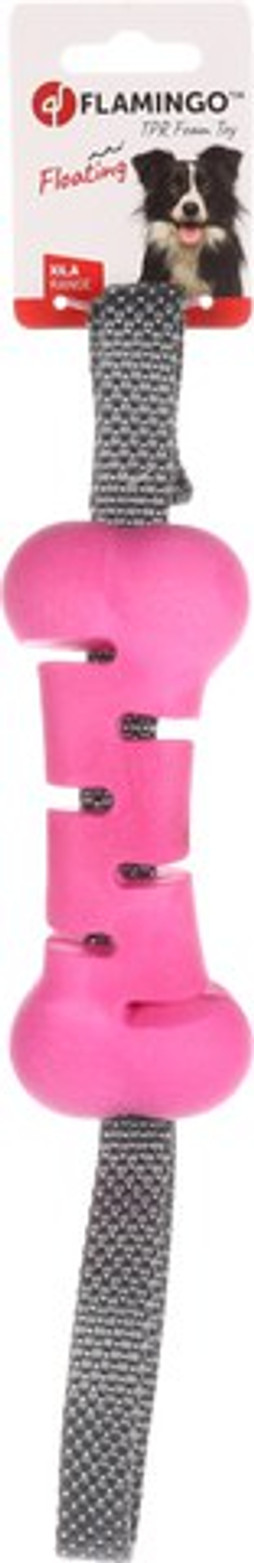 Flamingo f-522063 - Xali Fuchsia Foam Dog Toy with Handle