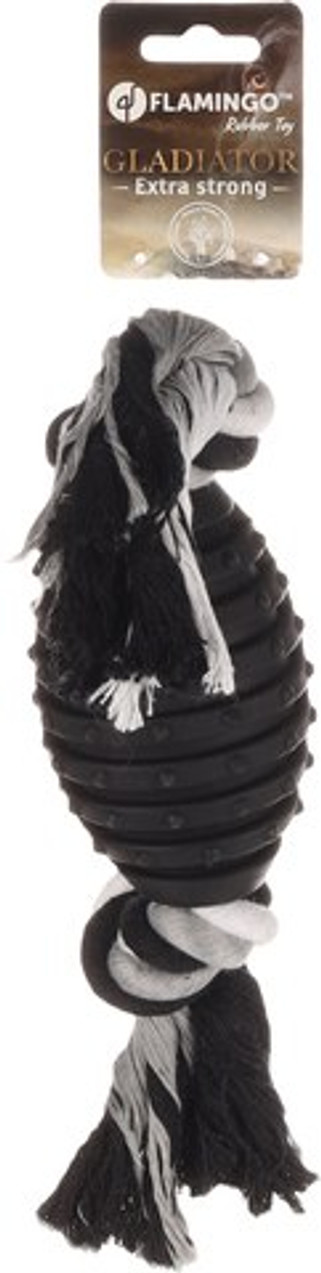 Flamingo f-522067 - Jouet Rugby Cordon avec 2 noeuds