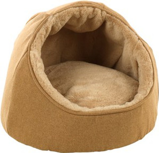 Flamingo f-561348 - Lit Confortable et Élégant pour Chat Lana Ochre