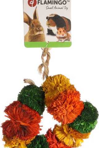 Flamingo f-210355 - Jouet Suspendu Coloré pour Rongeurs
