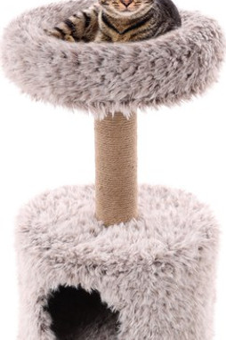 Flamingo f-561369 - Arbre à Chat Luxe avec Griffoir et Abri Douillet