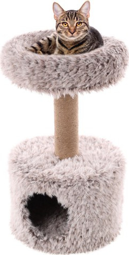 Flamingo f-561369 - Arbre à Chat Luxe avec Griffoir et Abri Douillet