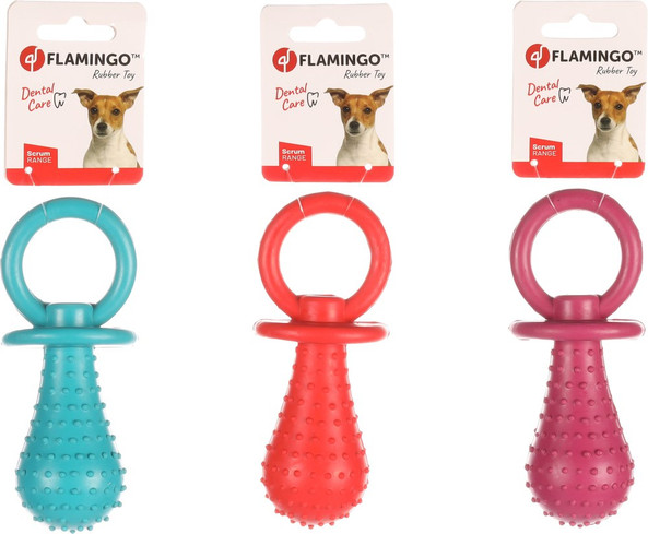 Flamingo f-522152 - Jouet Mâchouilleur Anti-Tartre pour Chiens