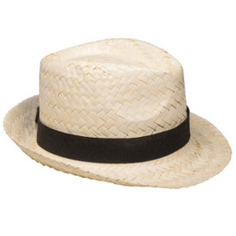 Claps 13018 - Catedrais Unisex Short Brim Stylish Straw Hat