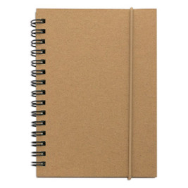 Claps 40257 - Wuhan A6 Notebook with Colored Spiral and Hard Cover