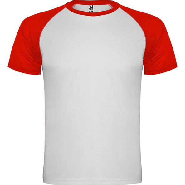 Roly R6650 - INDIANAPOLIS T-shirt de sport manches courtes raglan