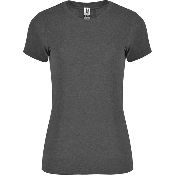 Roly R6661 - FOX WOMAN Women"s Short Sleeve T-Shirt with Heather Effect