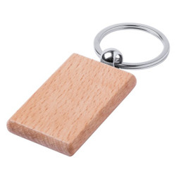 Claps 46993 - Bellante Natural Beech Wood Keychain