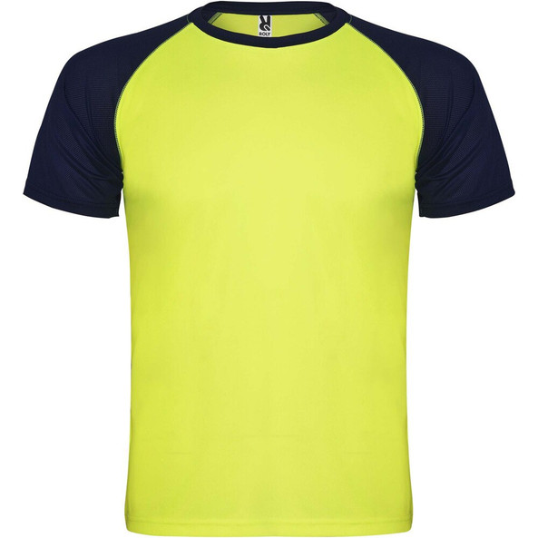 Roly R6650 - Indianapolis kortærmet unisex sports t-shirt