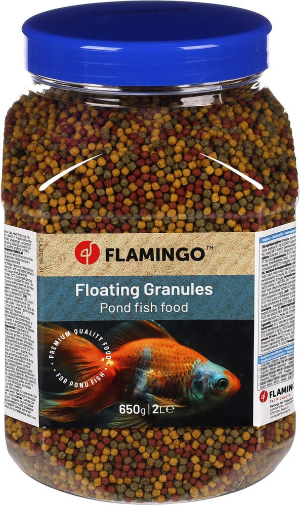 Flamingo f-1030469 - Nourriture d'étang Beige Vert Rouge