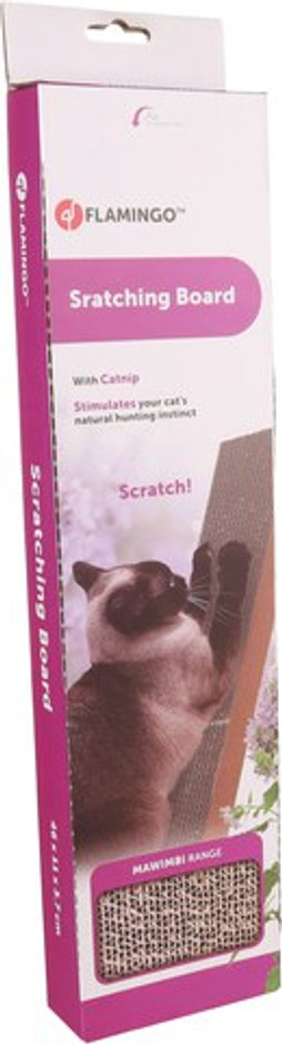 Flamingo f-500340 - Carte à Gratter avec Herbe à Chat Incluse