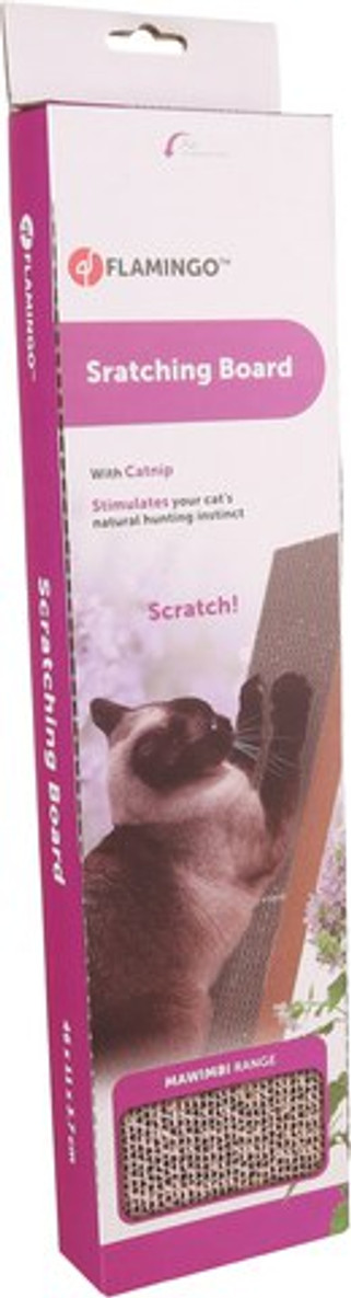 Flamingo f-500340 - Carte à Gratter avec Herbe à Chat Incluse