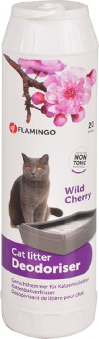 Flamingo f-501066 - Parfum Frais pour Litière au Cerisier Sauvage