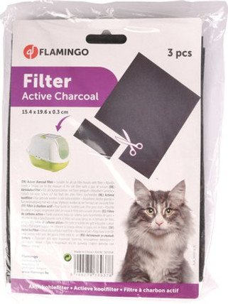 Flamingo f-501058 - Filtre Anti-Odeurs Universel pour Litière de Chat