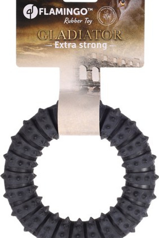 Flamingo f-503805 - Anneau Gladiateur Nettoyant Dentaire pour Chiens