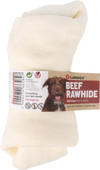 Flamingo f-503703 - Friandises Texas Noué Os Blanc 17-20cm 170-180gr