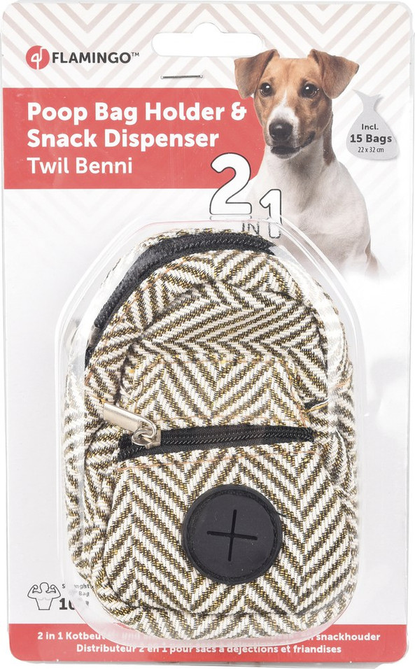 Flamingo f-519188 - Distributeur pour friandises avec sacs à déjections