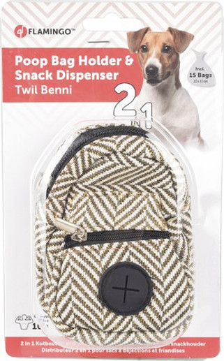 Flamingo f-519188 - Distributeur pour friandises avec sacs à déjections