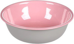 Flamingo f-561243 - Gamelle pour la nourriture et leau Rond Gris clair &
