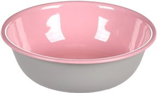 Flamingo f-561243 - Gamelle pour la nourriture et leau Rond Gris clair &