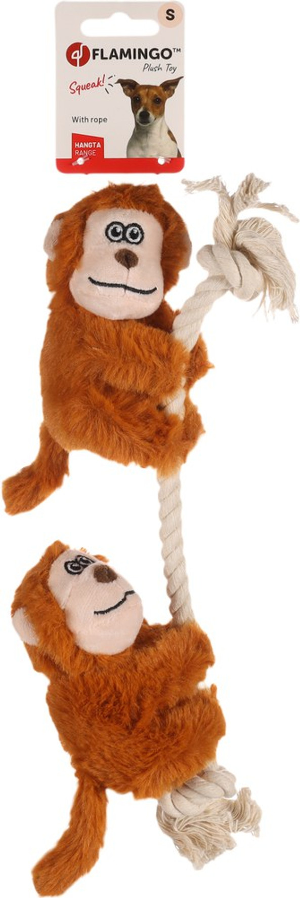 Flamingo f-522059 - Jouet Singe avec corde