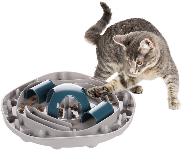 Flamingo f-561350 - Distributeur de Friandises pour Chats Hanto Grijs