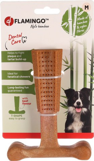Flamingo f-522191 - JouetT-Bone avec goût de bœuf