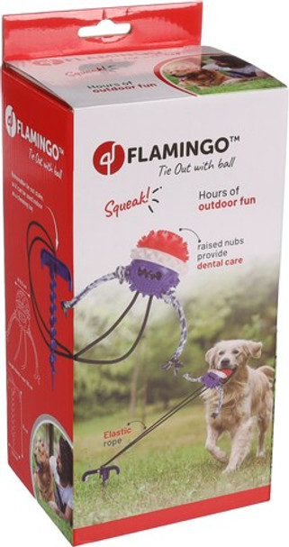 Flamingo f-522346 - Jouet Piquet avec balle foncé