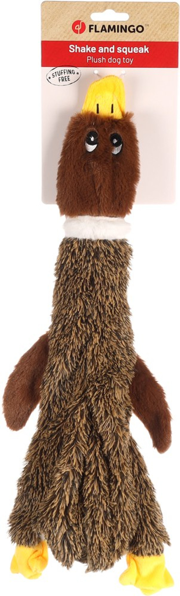 Flamingo f-522337 - Plush Squeaky Duck Toy for Dogs