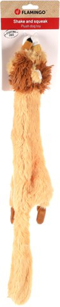 Flamingo f-522335 - Jouet Peluche Lion Orange pour Chiens
