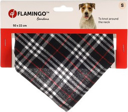 Flamingo f-522329 - Bandana Chic Noir pour Chiens Tendance