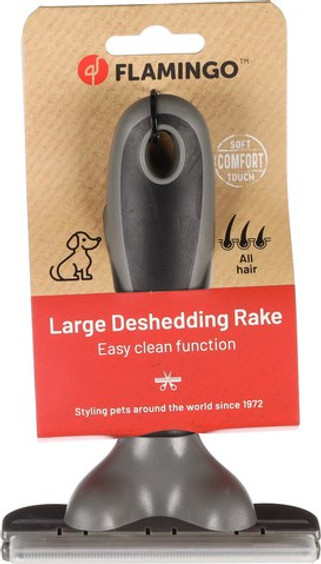 Flamingo f-522396 - Râteau Démêlant pour Chiens à Poils Courts et Longs