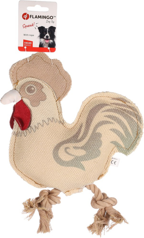 Flamingo f-522369 - Jouet Coq avec corde