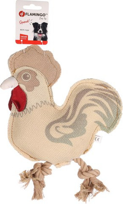 Flamingo f-522369 - Jouet Coq avec corde