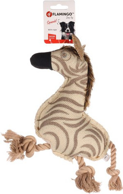 Flamingo f-522370 - Jouet Zèbre avec corde