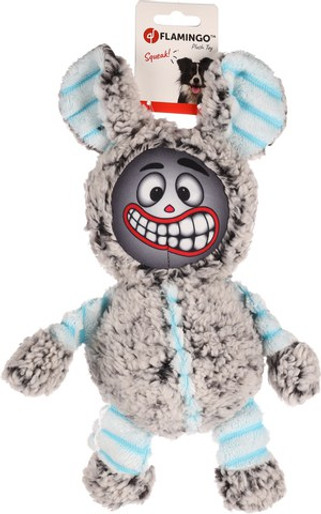 Flamingo f-522349 - Peluche Écureuil Gris avec Sifflet pour Chiens