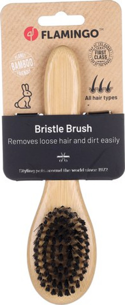 Flamingo f-210372 - Eco-Friendly Bamboo Rodent Grooming Brush