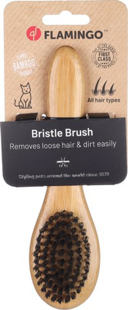 Flamingo f-561404 - Eco-Friendly Bamboo Cat Grooming Brush