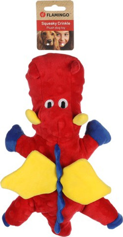 Flamingo f-522523 - Jorre le Dragon Rouge Jouet Chien Amusant